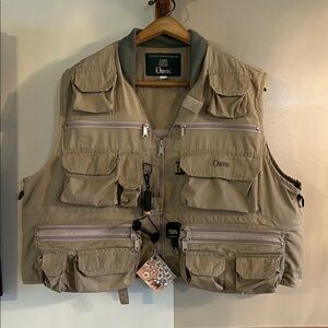 Orvis Khaki Outdoor Utility fishing Vest xxl